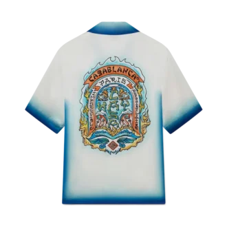 Casa Way Skate kortärmad silkesskjorta