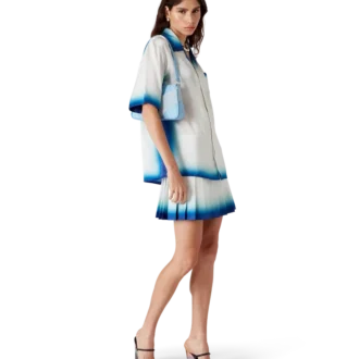 Casa Way Skate plisserad silkekjol