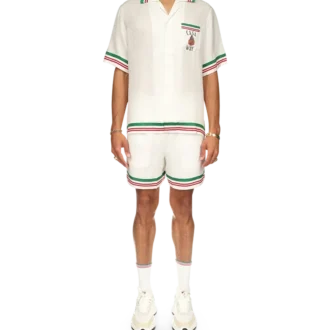 Casa Way-skjorta i siden med stickad krage