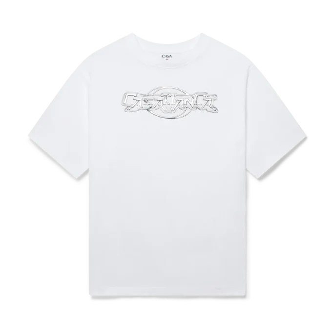 Casablanca Chrome Oversized Short Sleeve T-shirt