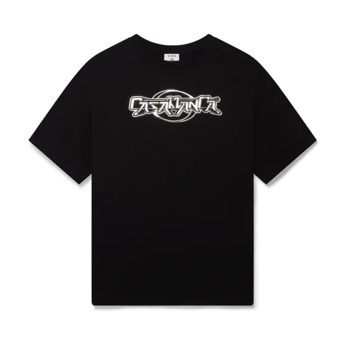 Casablanca Chrome Oversized Short Sleeve T-shirt