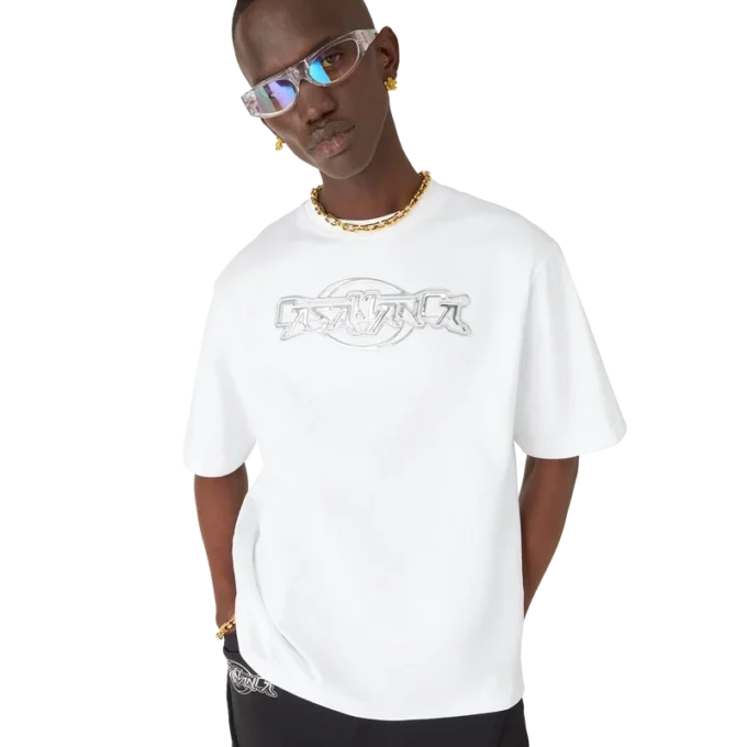 Casablanca Chrome Oversized Short Sleeve T-shirt