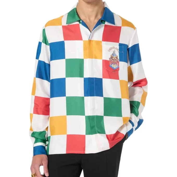 Casablanca Primary Check-skjorta Casablanca Primary Check-skjorta