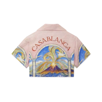 Chevaux Sauvages kort silkeskjorta