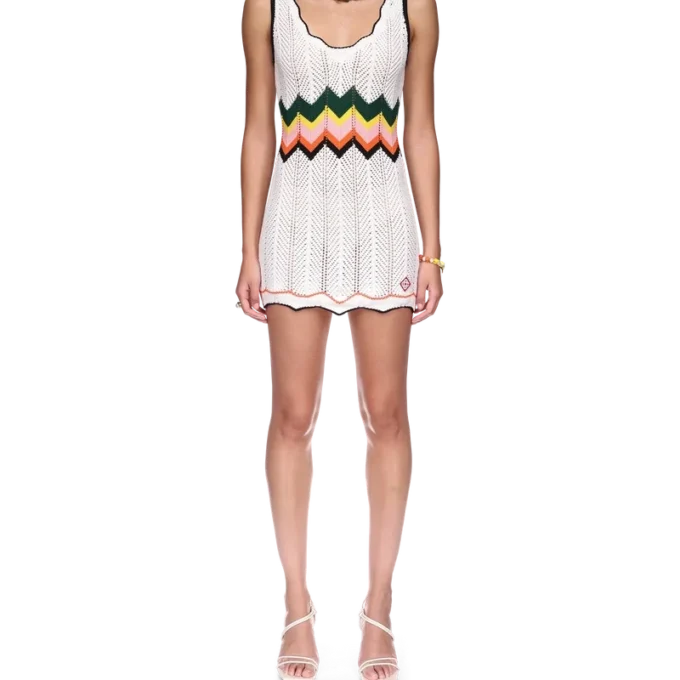 Chevron-spetsklänning Chevron-spetsklänning