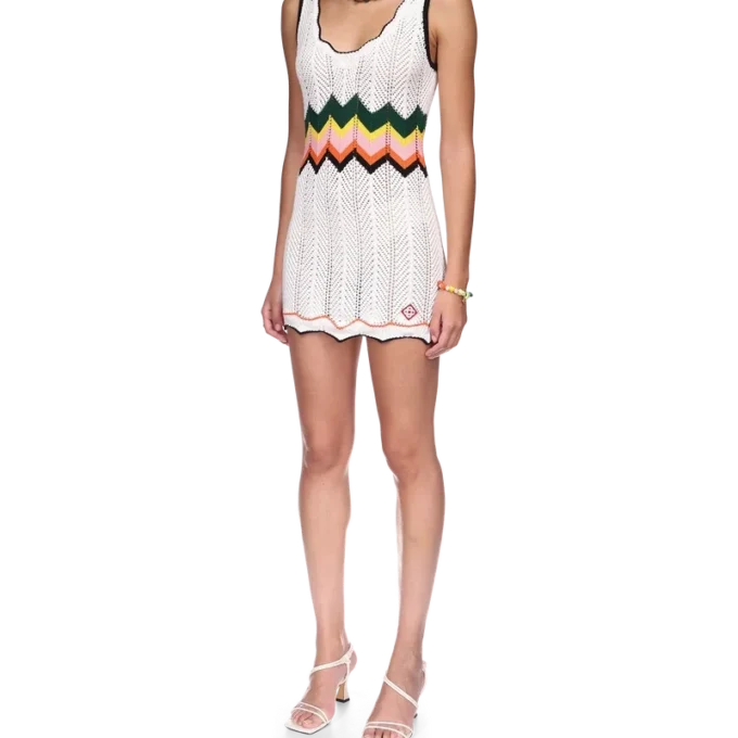 Chevron-spetsklänning Chevron-spetsklänning