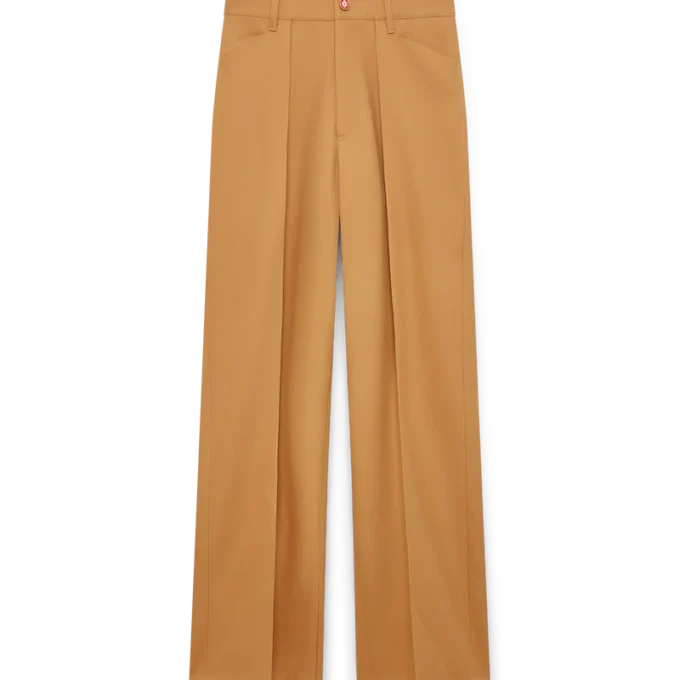 Chinobyxor i ull med veck