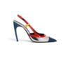Chrome Arch Slingback Pump Chrome Arch Slingback Pump