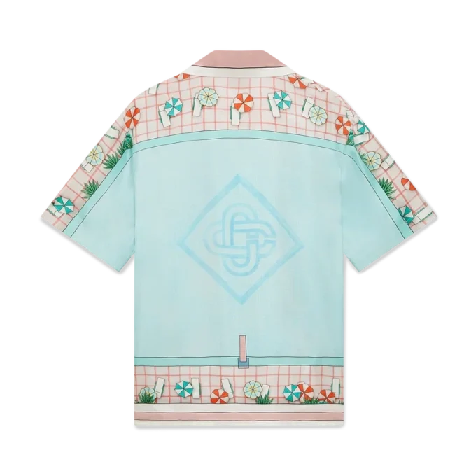 Copacabana kortärmad silkesskjorta