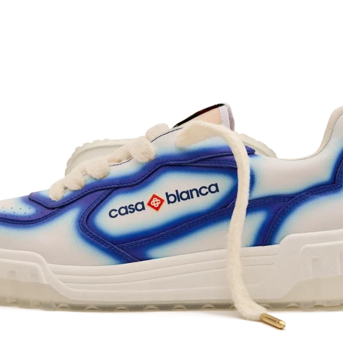 Court Blue Fade-sneakers för herr