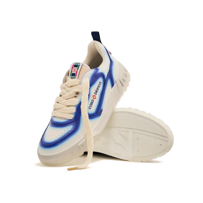 Court Blue Fade-sneakers för herr