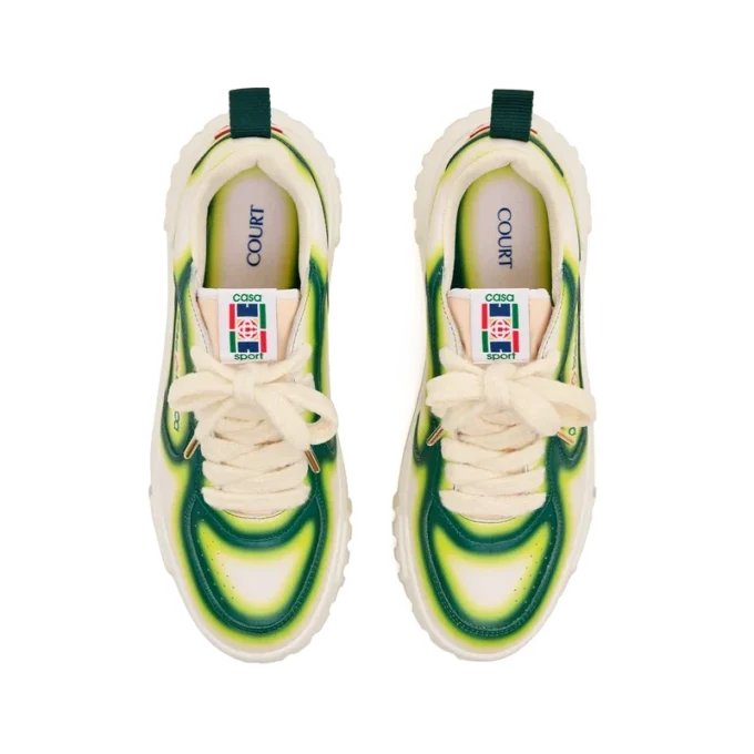 Court Green Fade-sneakers för dam