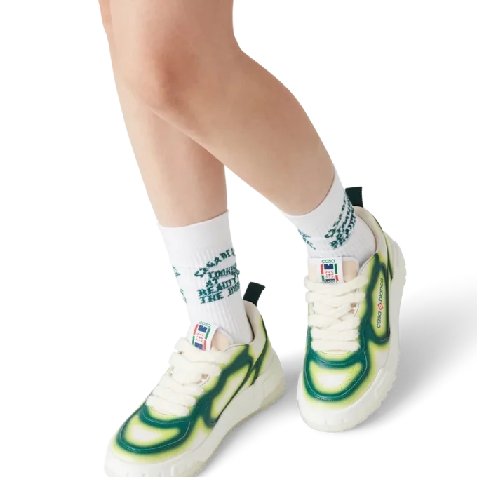 Court Green Fade-sneakers för dam