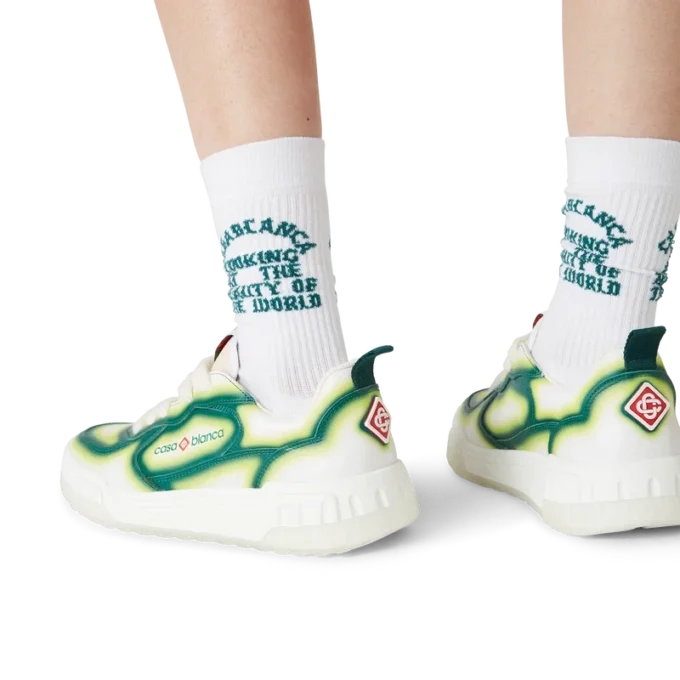 Court Green Fade-sneakers för dam