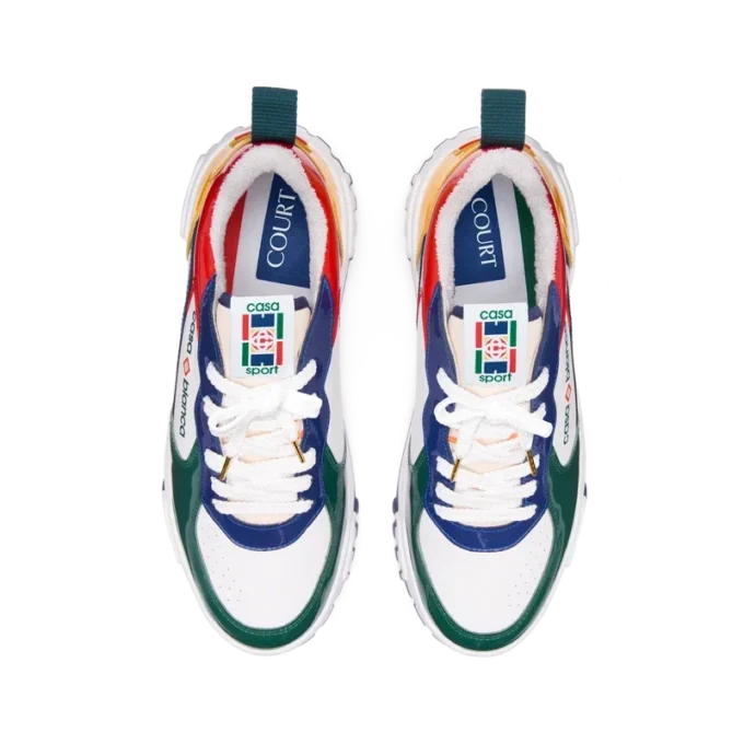 Court-sneakers för herr i flera färger