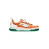 Court orange & vit sneaker för dam