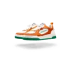 Court orange & vit sneaker för dam