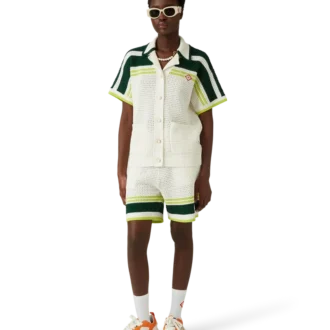 Court orange-vita sneakers för herr