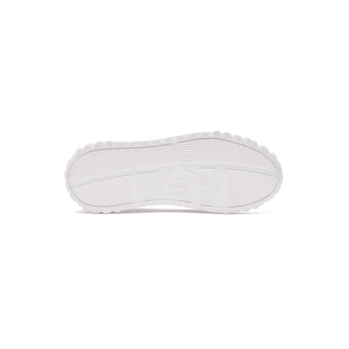 Court vita och flerfärgade sneakers för dam