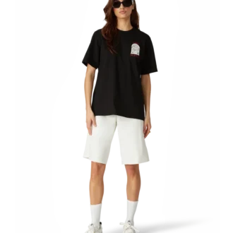 Court vita och flerfärgade sneakers för dam