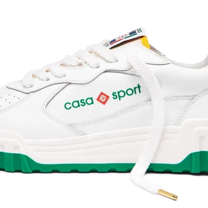 Court White & Green Sneaker för dam