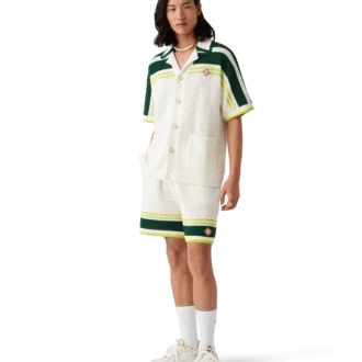 Court White & Multicolour Sneakers för herr