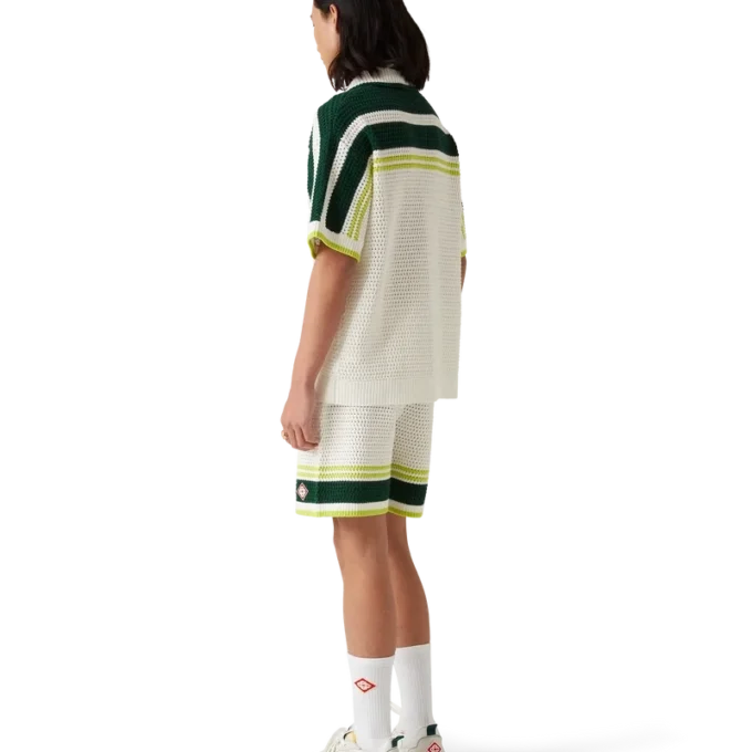 Court White & Multicolour Sneakers för herr