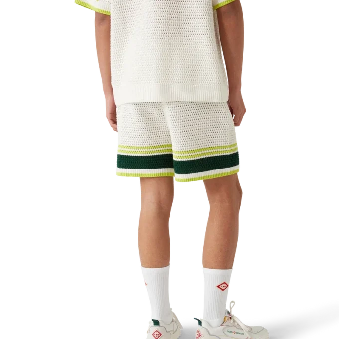 Court White & Multicolour Sneakers för herr