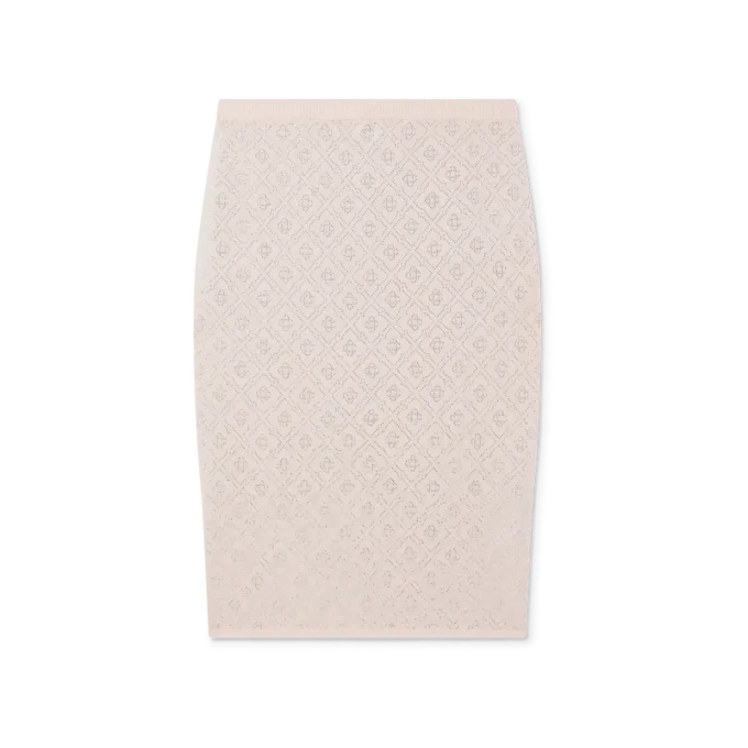 Crystal Monogram Knit Kjolar