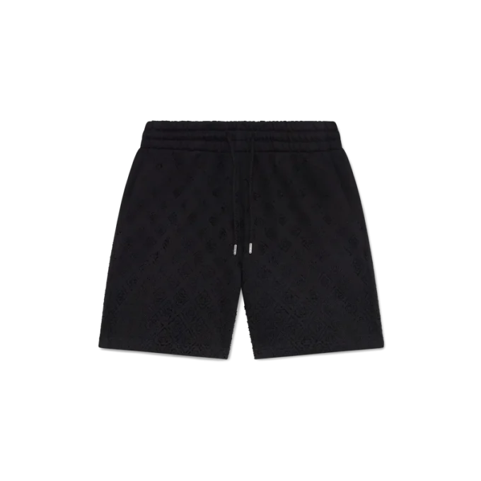 Crystal Monogram-sweatshorts