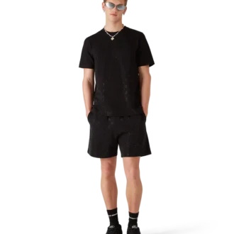 Crystal Monogram-sweatshorts