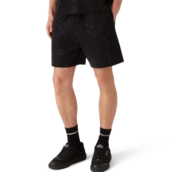 Crystal Monogram-sweatshorts