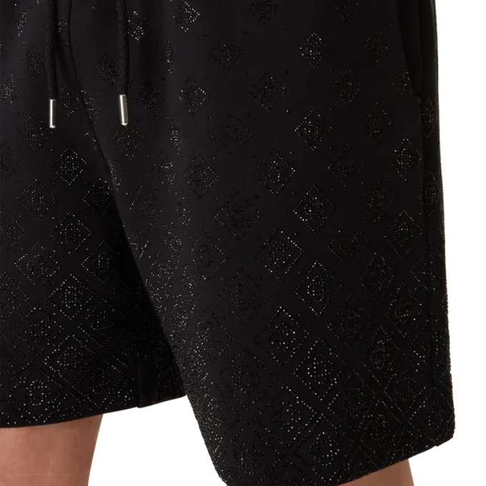 Crystal Monogram-sweatshorts