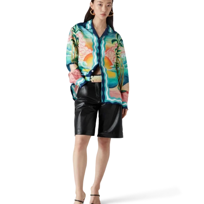 Danse De La Mer långärmad silkesskjorta Danse De La Mer långärmad silkesskjorta