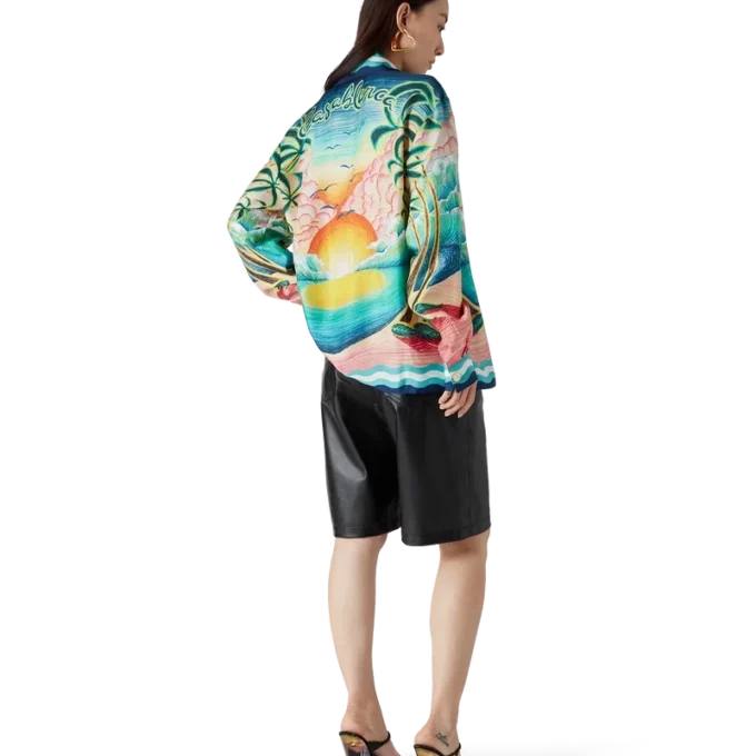 Danse De La Mer långärmad silkesskjorta Danse De La Mer långärmad silkesskjorta