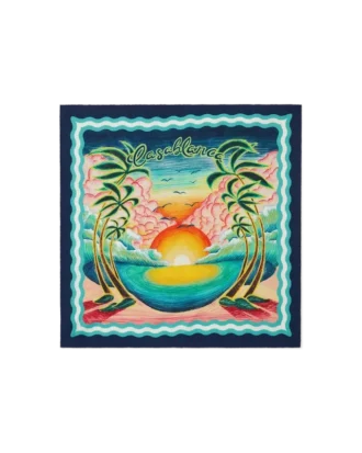 Danse De La Mer medelstor silkescarf