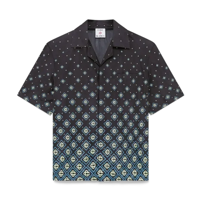 Degrade Black Monogram kortärmad badkläder