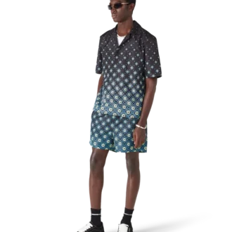 Degrade Black Monogram kortärmad badkläder