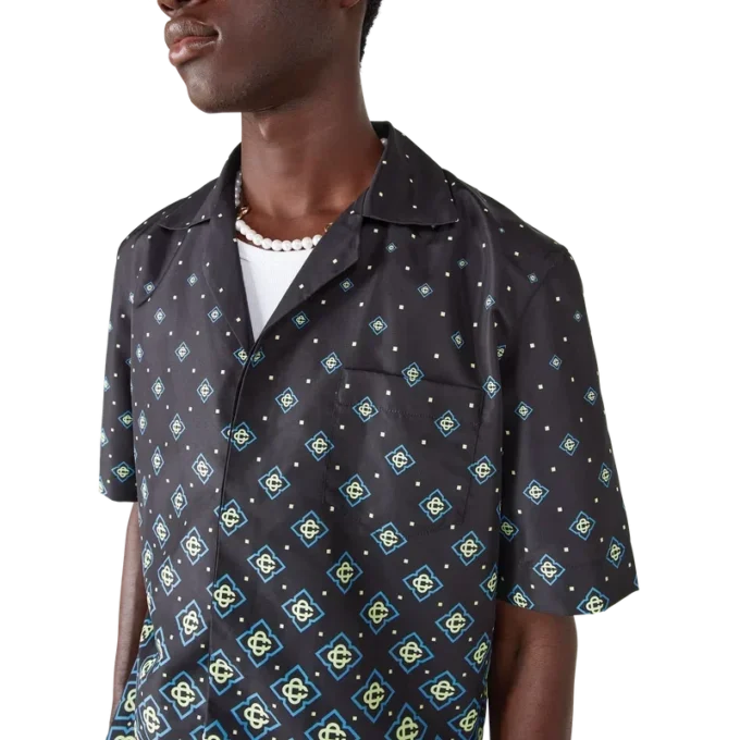 Degrade Black Monogram kortärmad badkläder