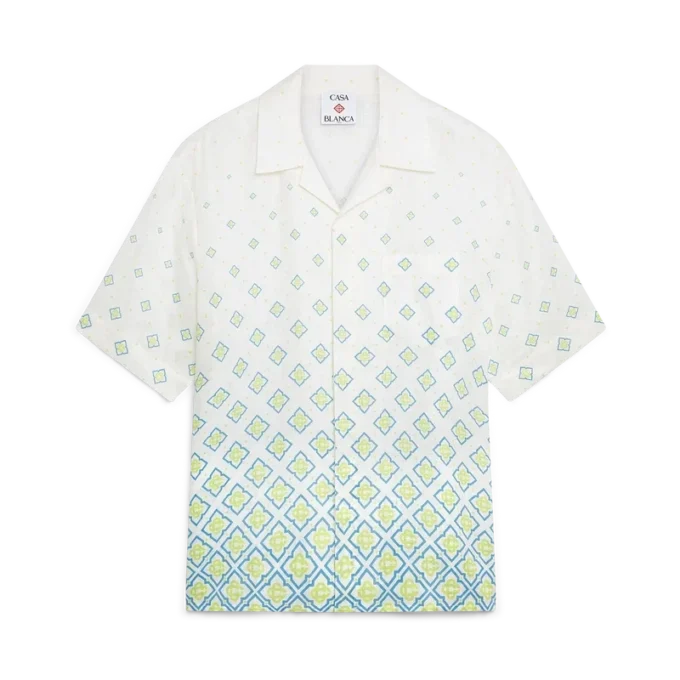 Degrade Monogram kortärmad linneskjorta