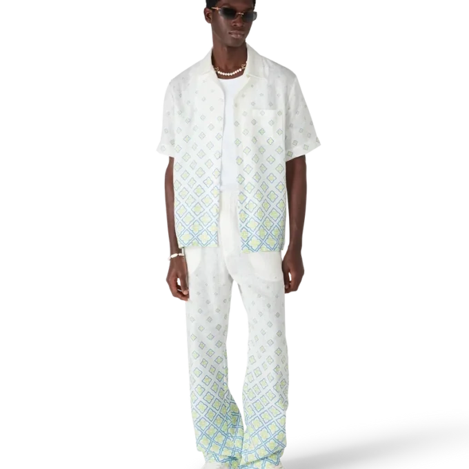 Degrade Monogram kortärmad linneskjorta