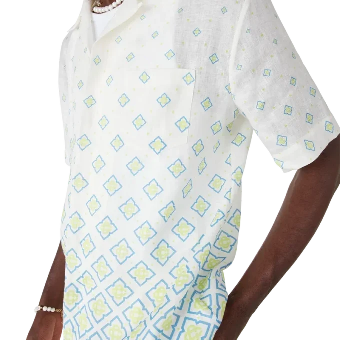 Degrade Monogram kortärmad linneskjorta