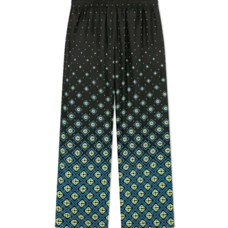 Degrade Monogram-silkesbyxor