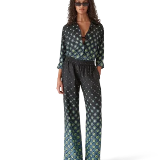 Degrade Monogram-silkesbyxor