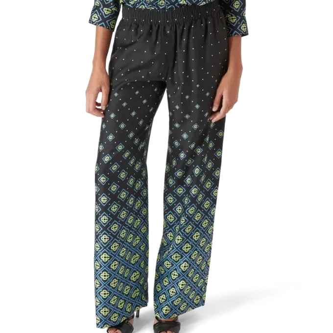 Degrade Monogram-silkesbyxor