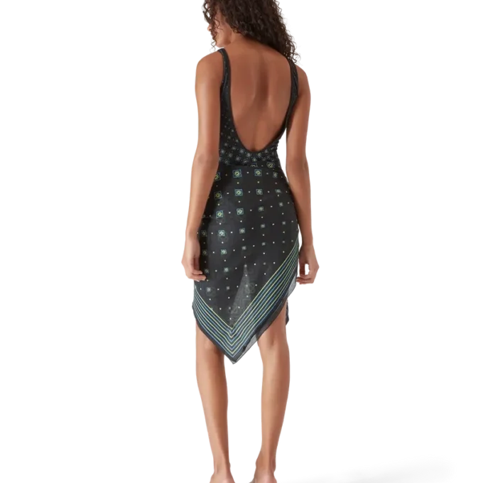 Degrade svart monogram-baddräkt Degrade svart monogram-baddräkt