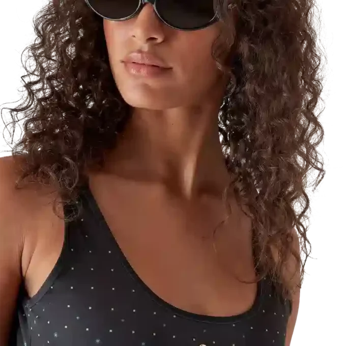 Degrade svart monogram-baddräkt Degrade svart monogram-baddräkt