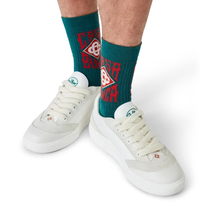 Del Mar vit sneaker för herr