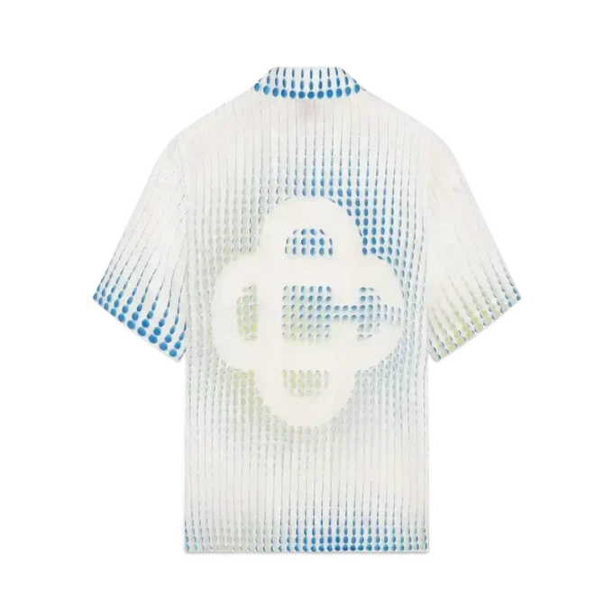 Dots kortärmad linneskjorta Dots kortärmad linneskjorta