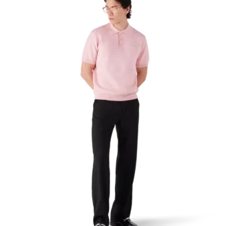 Dubbelvänd kortärmad pikétröja